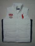 new style polo ralph lauren veste sans manches 2013 hommes big polo classic blanc